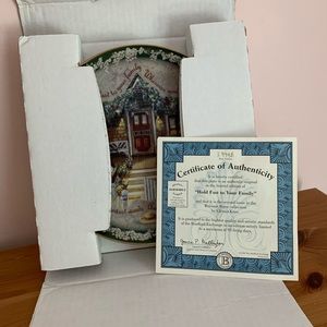 The Bradford Exchange "Hold Fast To Your Family" Limited Edition Collector's